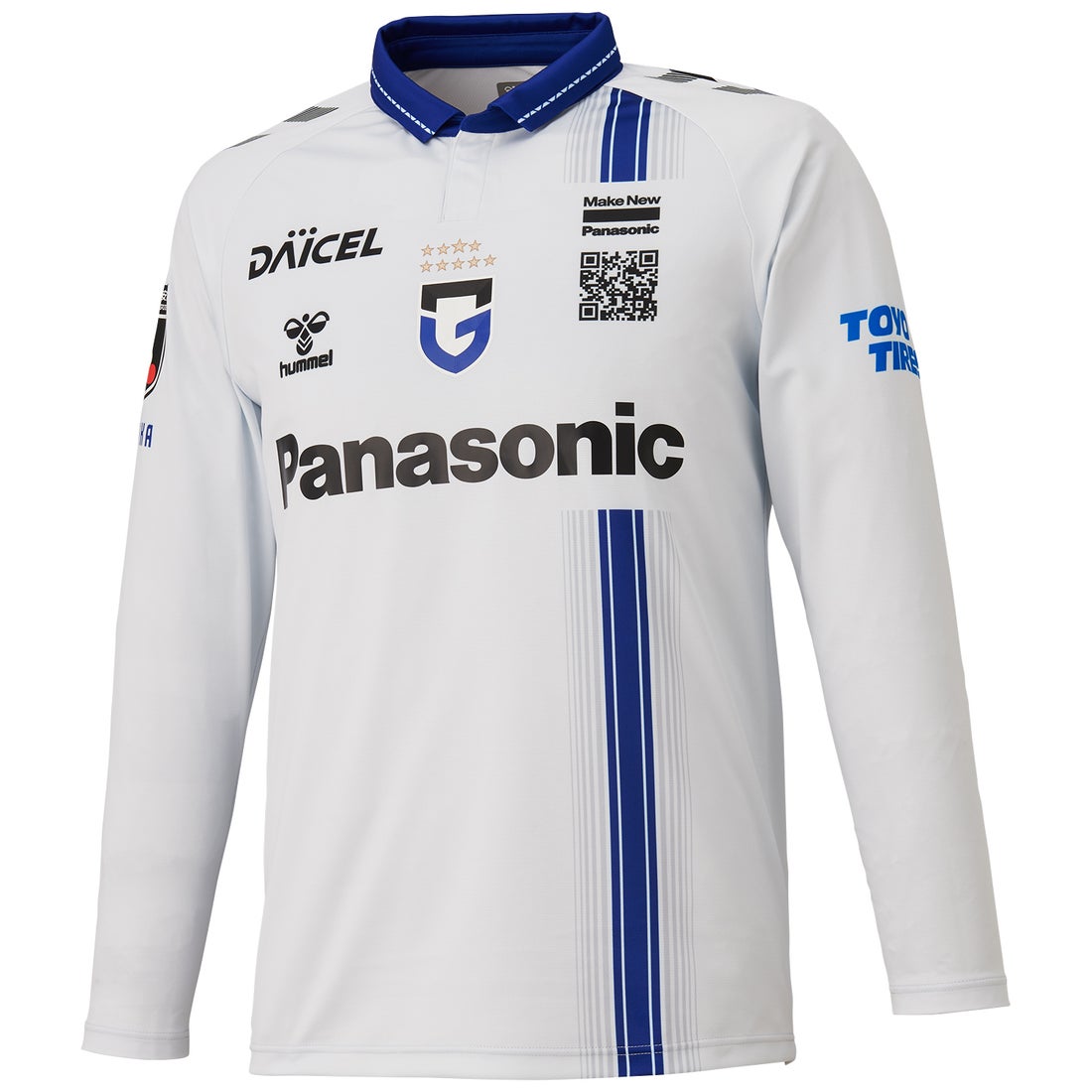 hummel ガンバ大阪 2025 ユニフォーム アウェイ 長袖 レプリカ