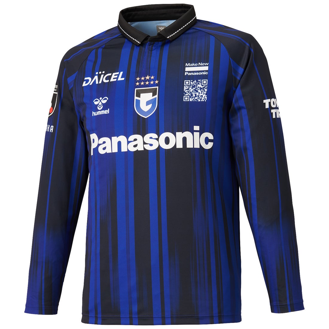 hummel ガンバ大阪 2025 ユニフォーム ホーム 長袖 レプリカ