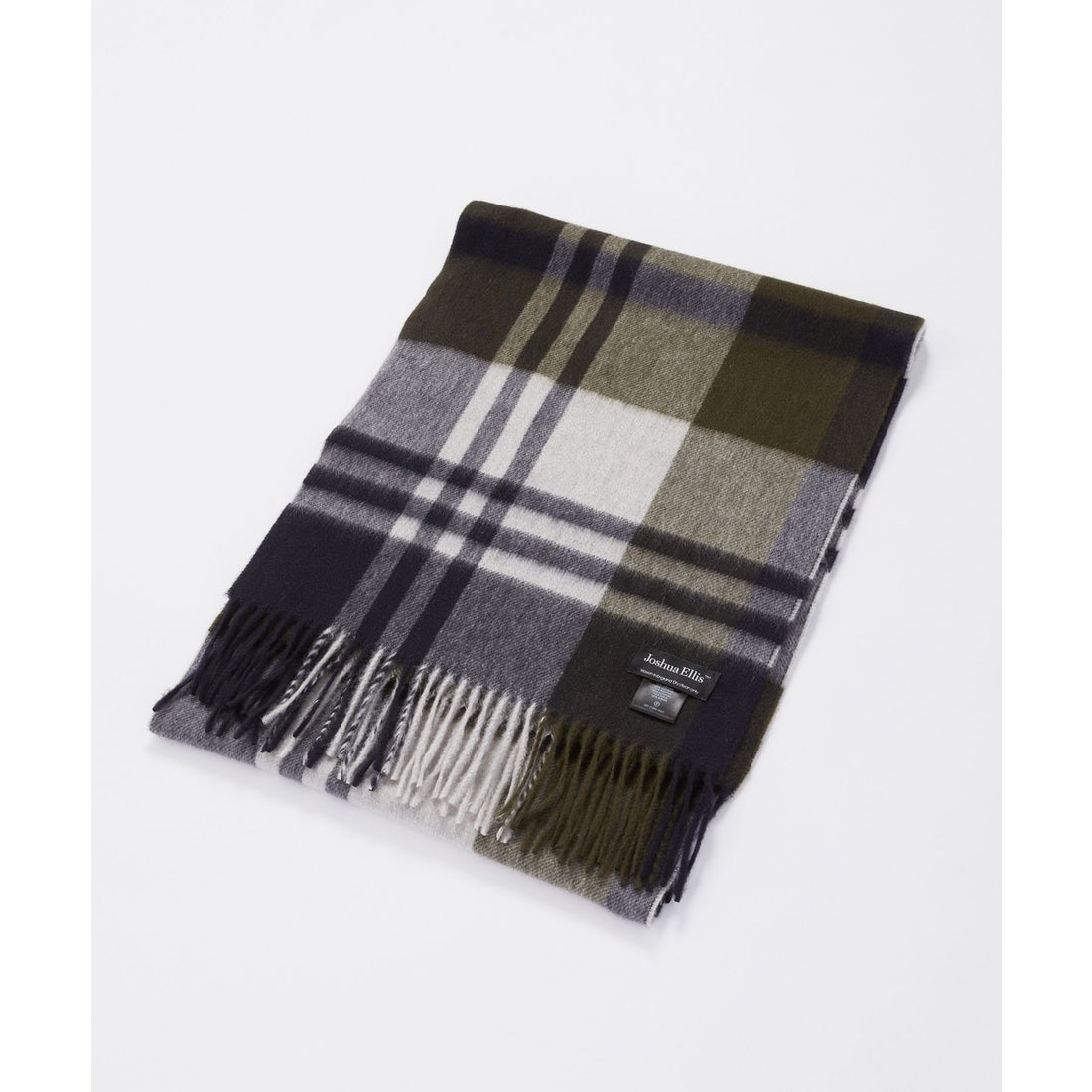 ジョシュアエリス Joshua Ellis マフラー メンズ レディース 35×190