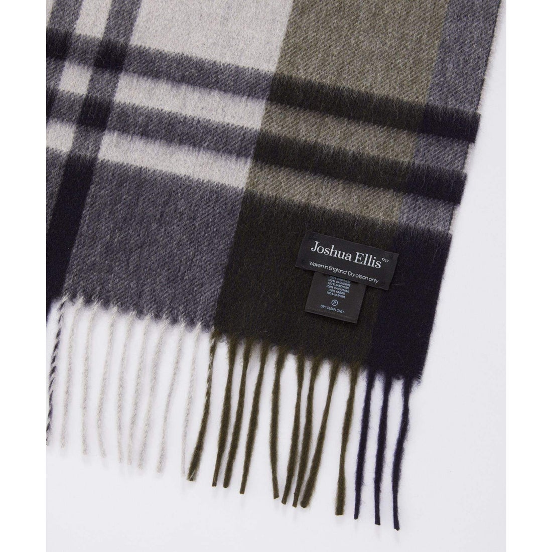 ジョシュアエリス Joshua Ellis マフラー メンズ レディース 35×190