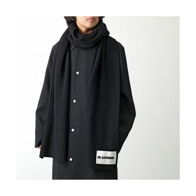 ジルサンダー Jil Sander JIL SANDER+ マフラー J47ZZ0125 J14737 リブ