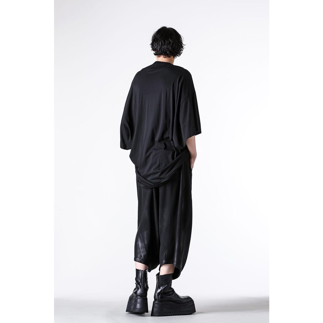 ユリウス JULIUS COTTON SWEAT PANTS （BLACK） -FASCINATE