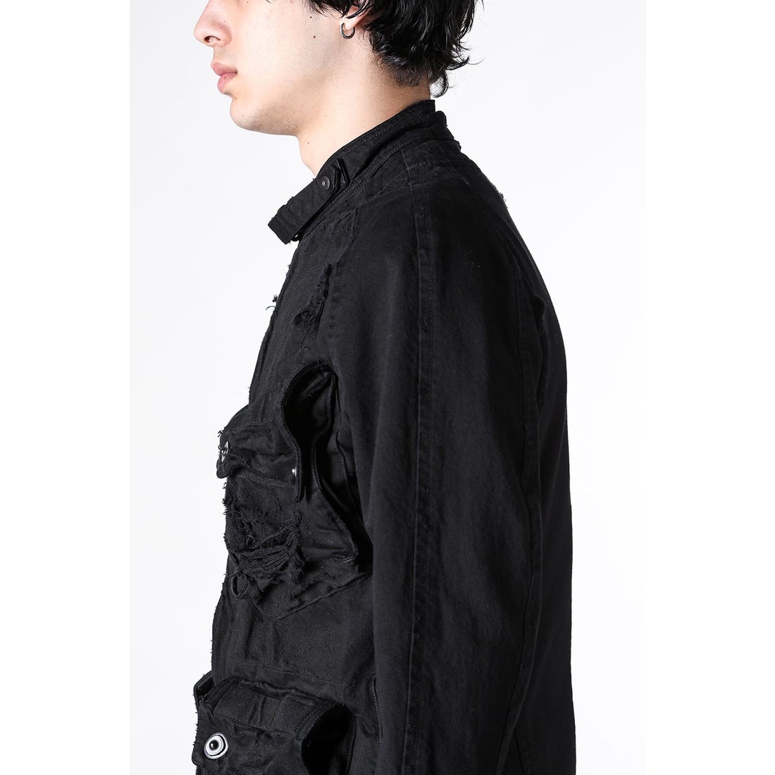 ユリウス JULIUS 12oz DENIM JACKET （BLACK） -FASCINATE