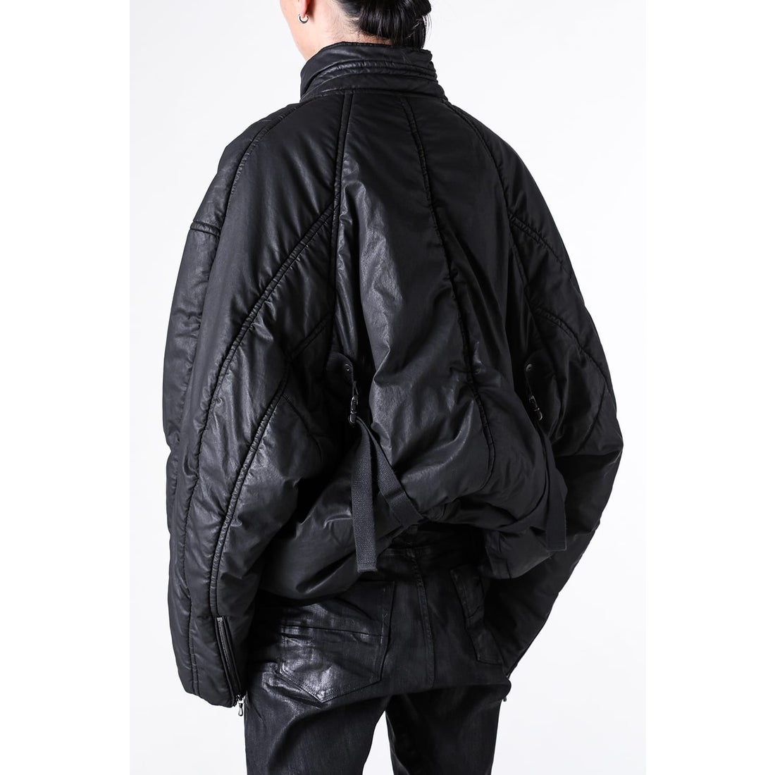 ユリウス JULIUS COATED CLOTH JACKET （BLACK） -FASCINATE