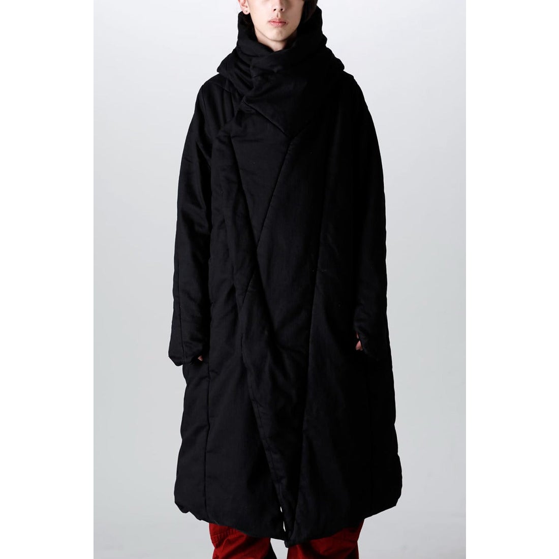 ユリウス JULIUS 10oz Stretch Denim Padded Coat （BLACK