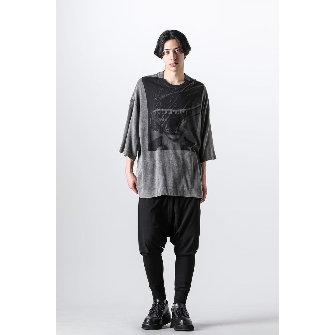 ユリウス JULIUS JD Lunarchy Graphic Tee（Dust × BK） 通販 大阪