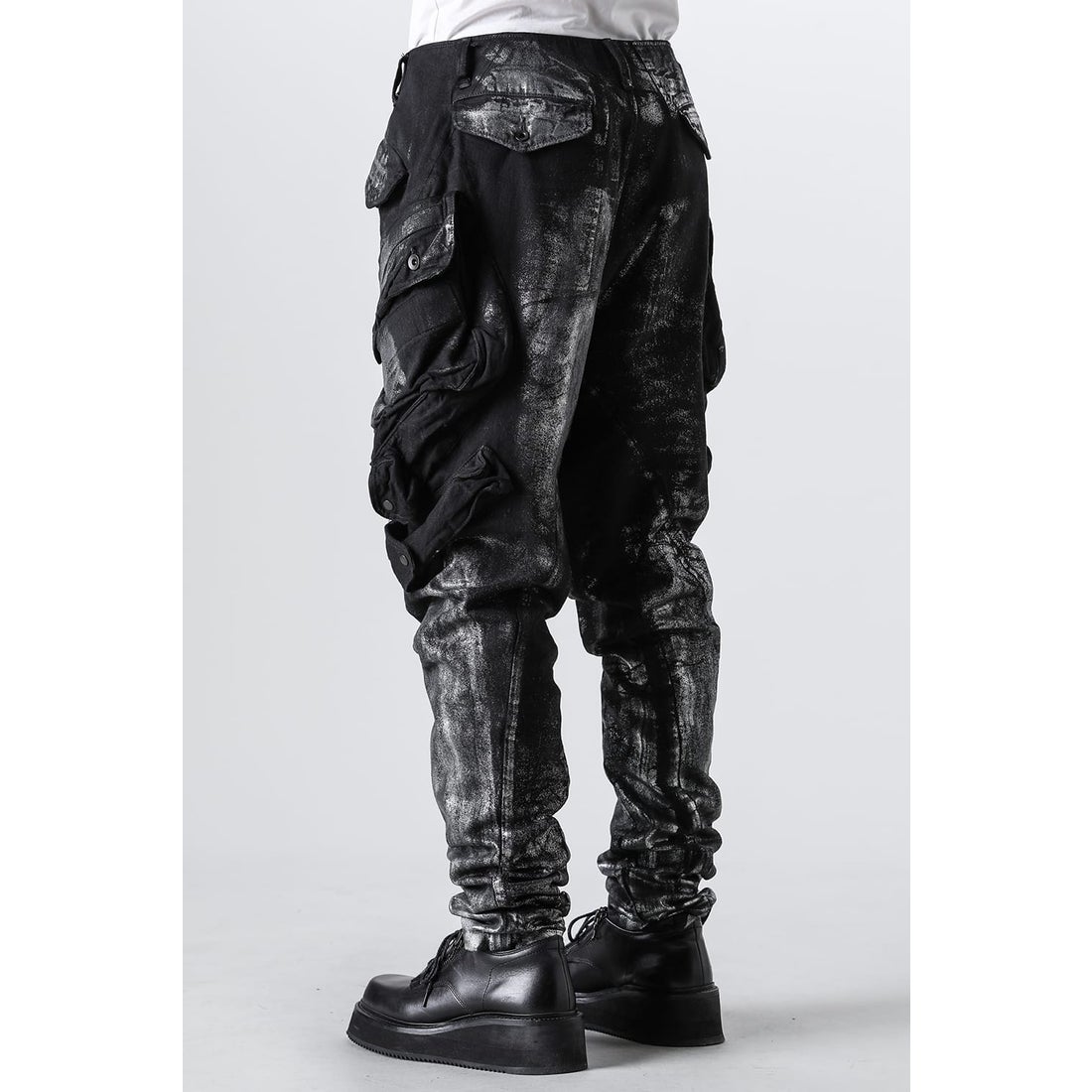 ユリウス JULIUS Coating Gasmask Pants（Silver） 通販 大阪心斎橋