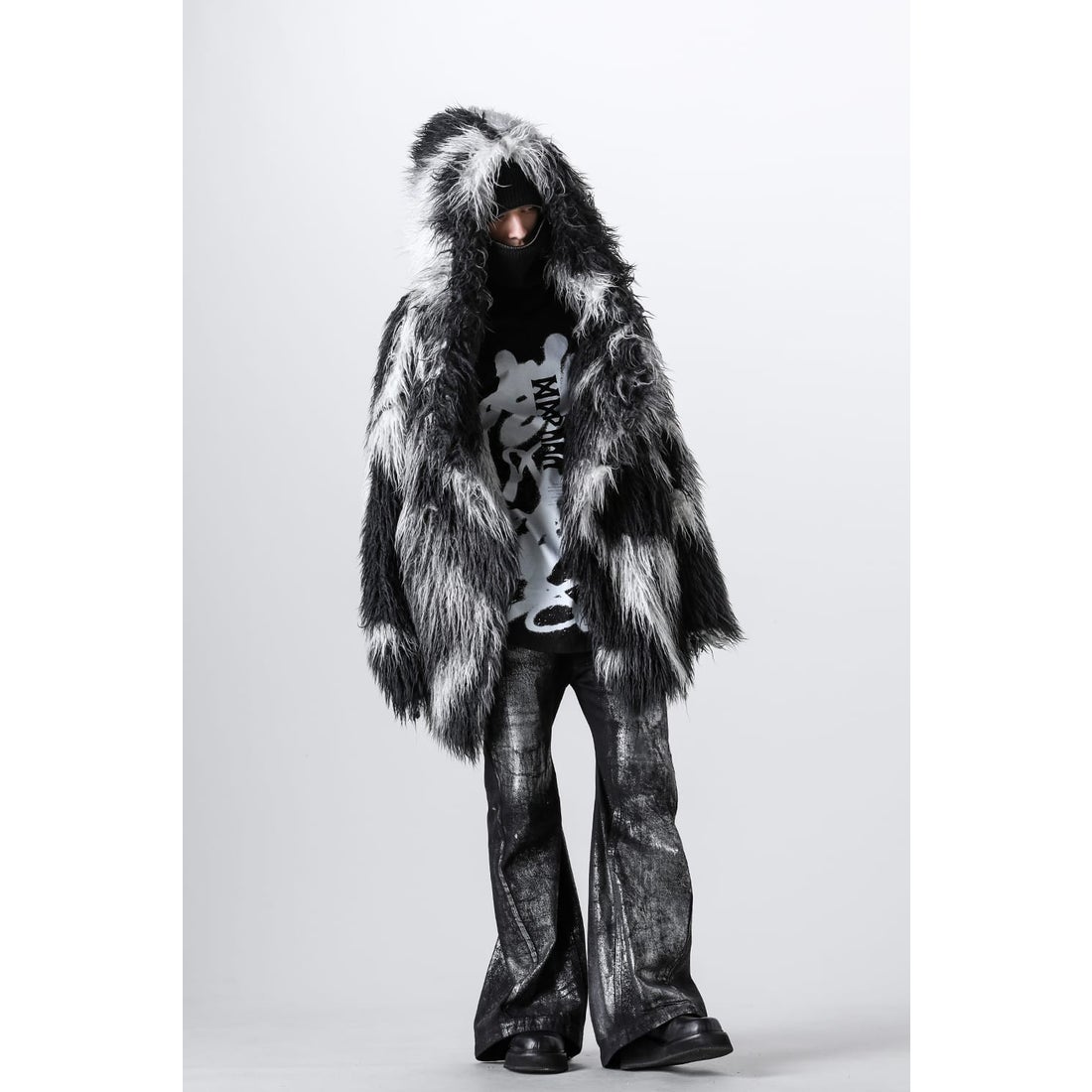 ユリウス JULIUS Flared Jet Pants（Silver） 通販 大阪心斎橋/京都