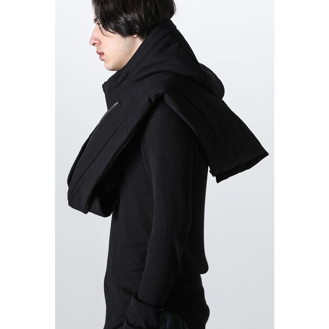ユリウス JULIUS Long Drape Hood （Black） 通販 大阪心斎橋/京都