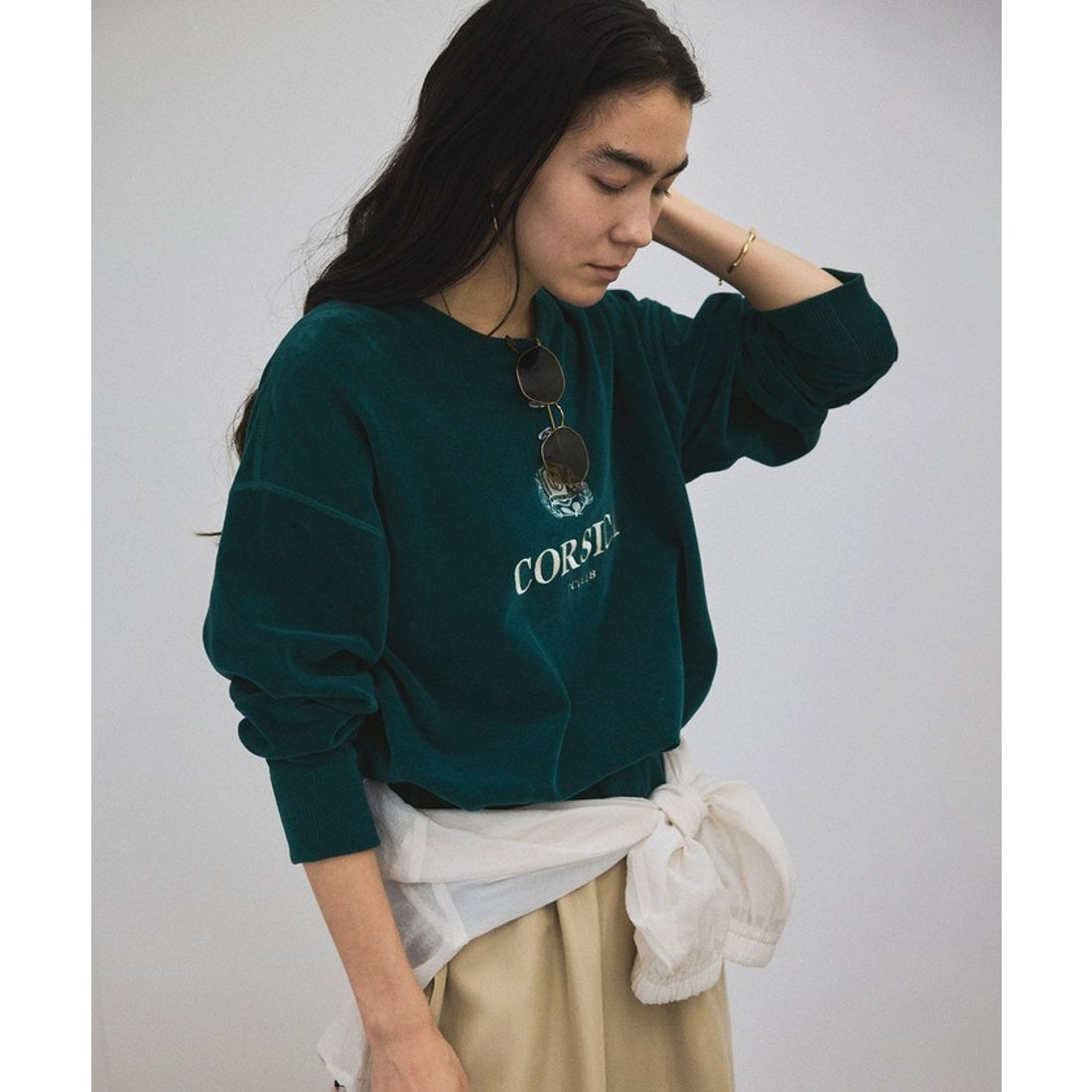 サロン アダム エ ロペ SALON adam et rope' スウェットプルオーバー