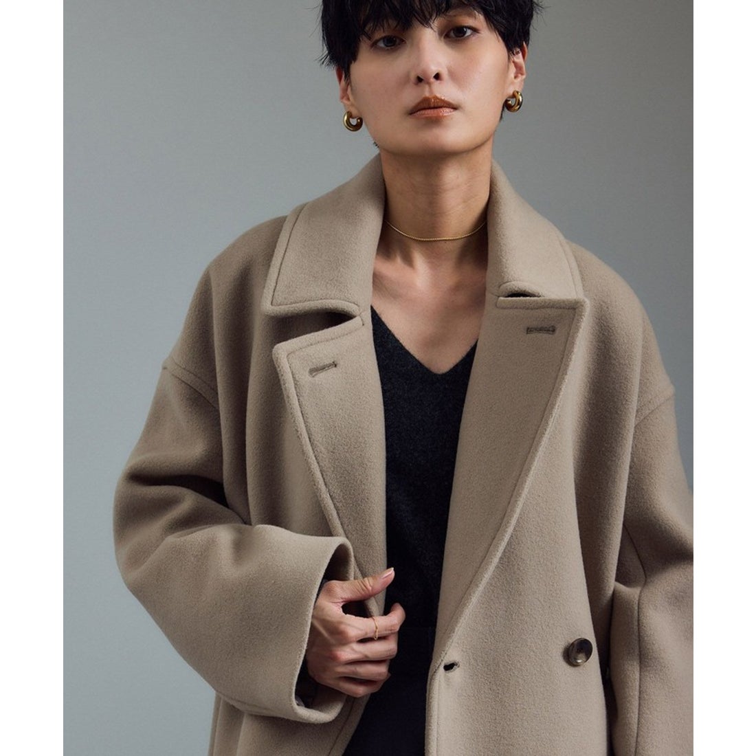 サロン アダム エ ロペ SALON adam et rope' 【WEB限定】MANTECOウール