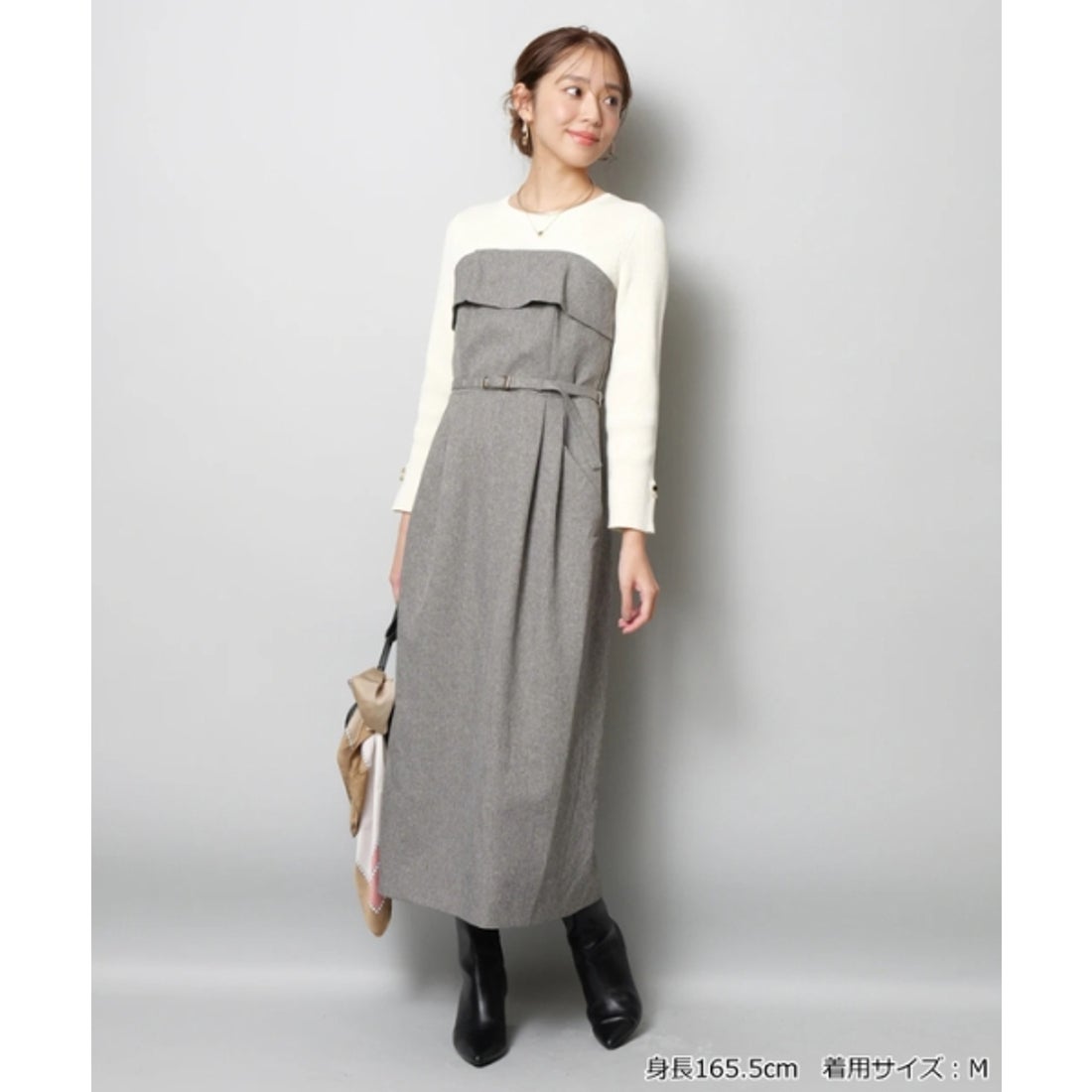 ジャスグリッティー JUSGLITTY ベアドッキングワンピース （ライト