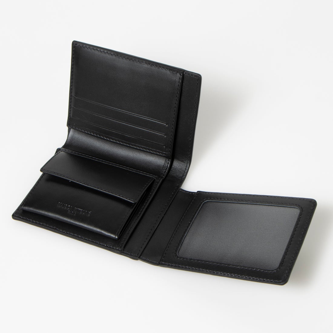 メゾンキツネ MAISON KITSUNE 3つ折り財布 （Black） - ファッション