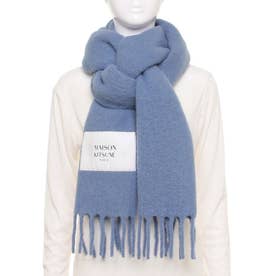 メゾンキツネ MAISON KITSUNE マフラー ブルー レディース MAISON