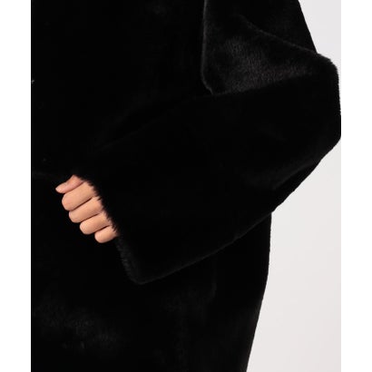 マカフィー MACPHEE フェイクムートン リバーシブルショートコート