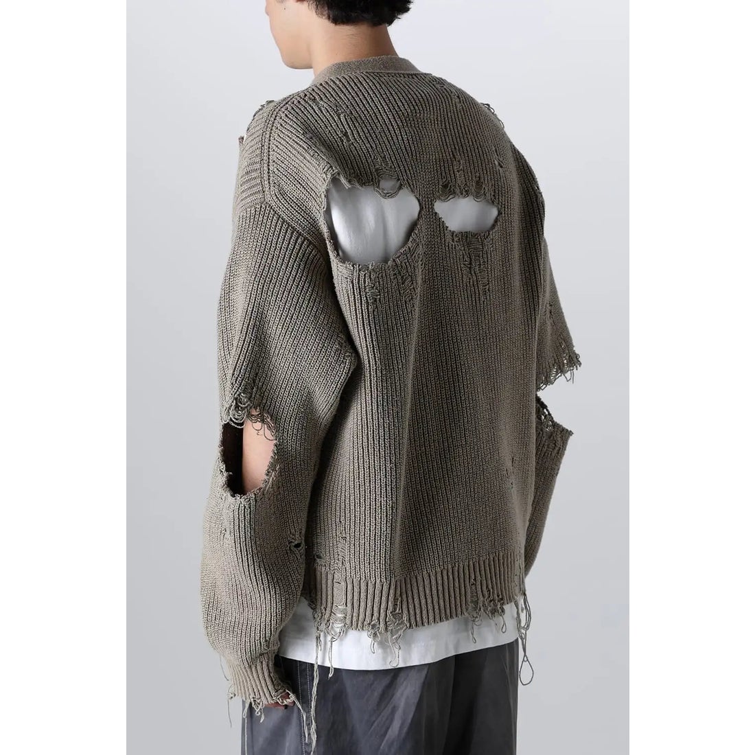 メゾン ミハラヤスヒロ Maison MIHARA YASUHIRO Bleached Knit