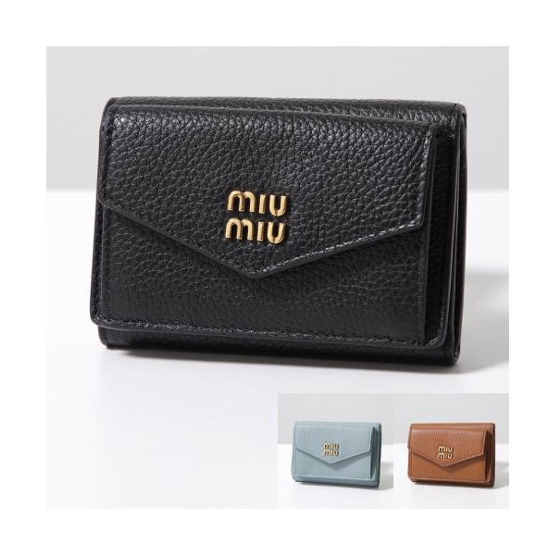 ミュウミュウ Miu Miu MIUMIU 三つ折り財布 5MH021 ADT7 ヴィッテロ