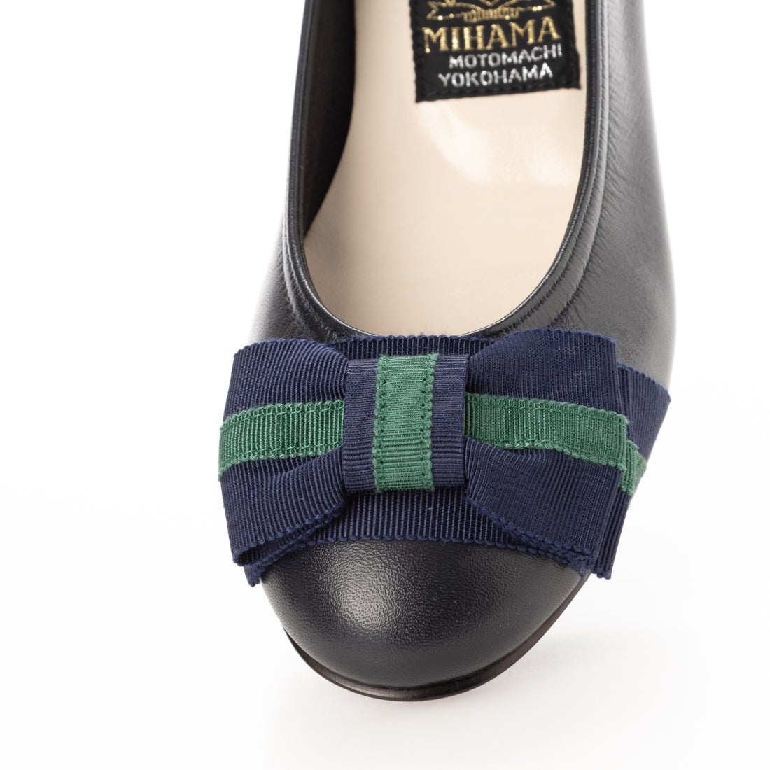 極美品】ミハマ カッターシューズ ネイビー フラット フリンジ サイズ