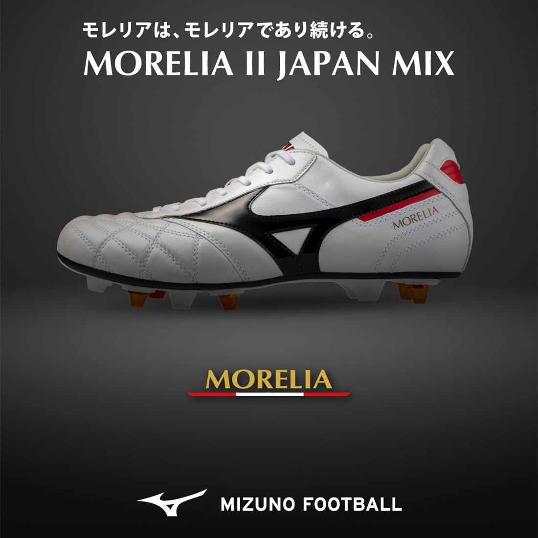 MIZUNO ミズノ モレリア 2 JAPAN MIX(ホワイト×ブラック) P1GC260209