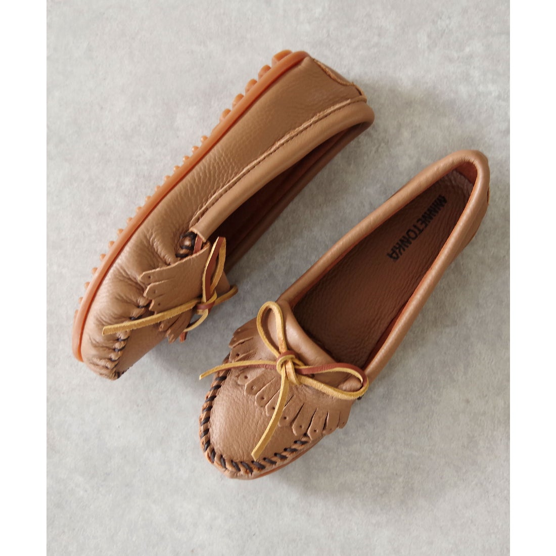 ミネトンカ MINNETONKA 【ハーフサイズ有】ディアスキンモカシン
