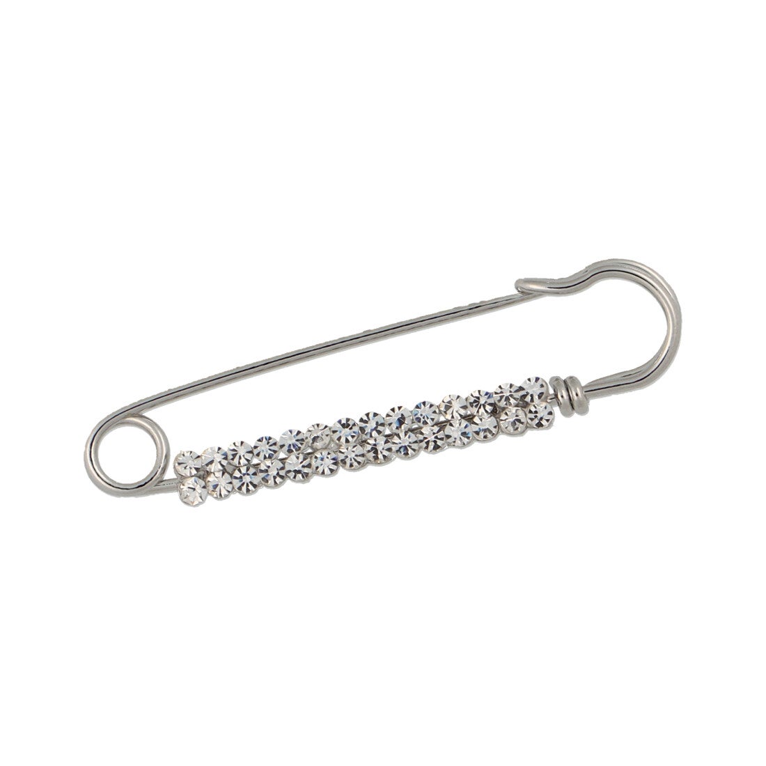 ル クール Le Coeur 安全ピン型ミニブローチ （シルバーカラー