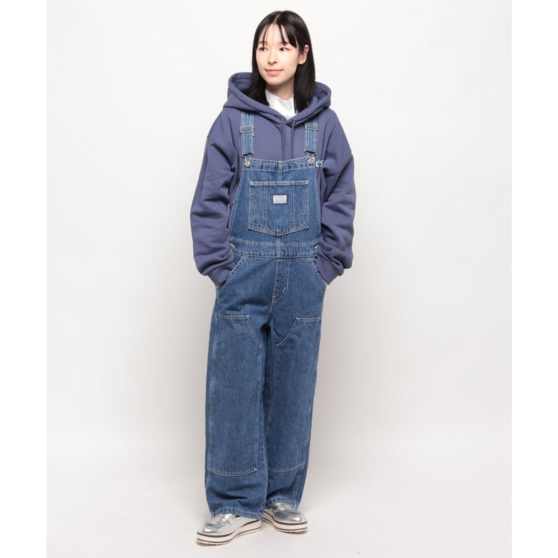 リーバイス LEVI'S BAGGY オーバーオール ミディアムインディゴ