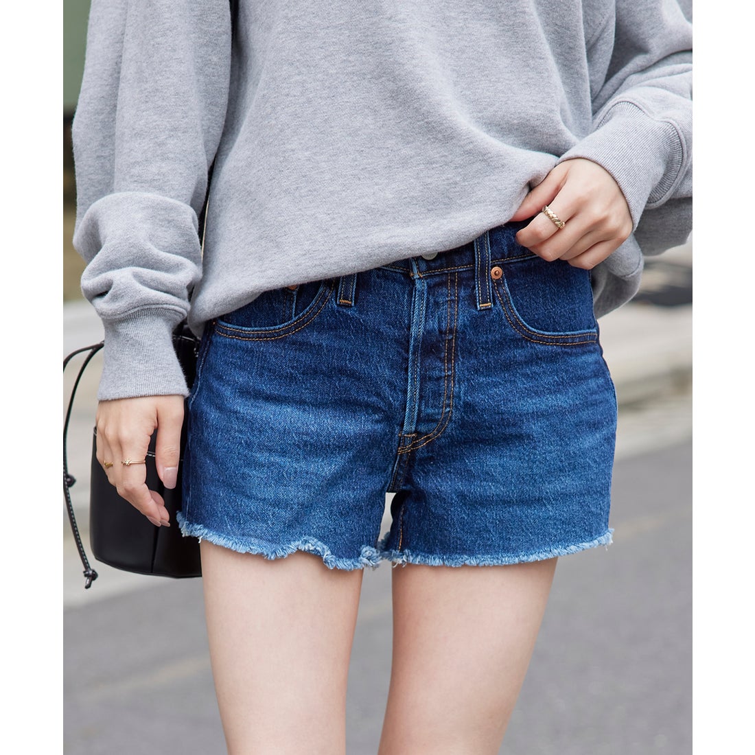 リーバイス LEVI'S 501(R) ORIGINAL SHORT SALSA T3 SHAKER デニム