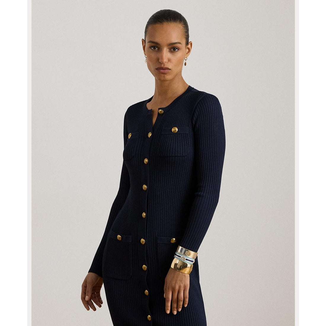 ローレン ラルフ ローレン LAUREN RALPH LAUREN ボタントリム