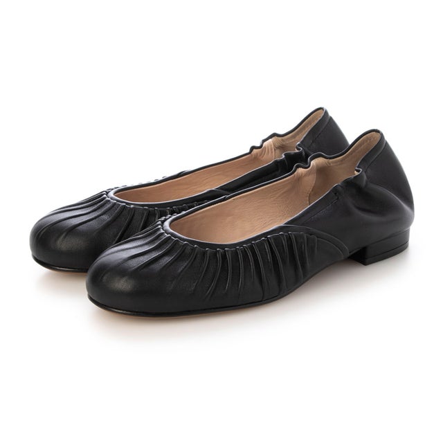 ランバン オン ブルー LANVIN en Bleu リボンモチーフバレエシューズ