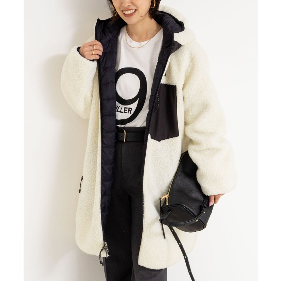 ノーリーズ NOLLEY'S 【WEB限定】＜TAION別注＞ボア×ダウンフード