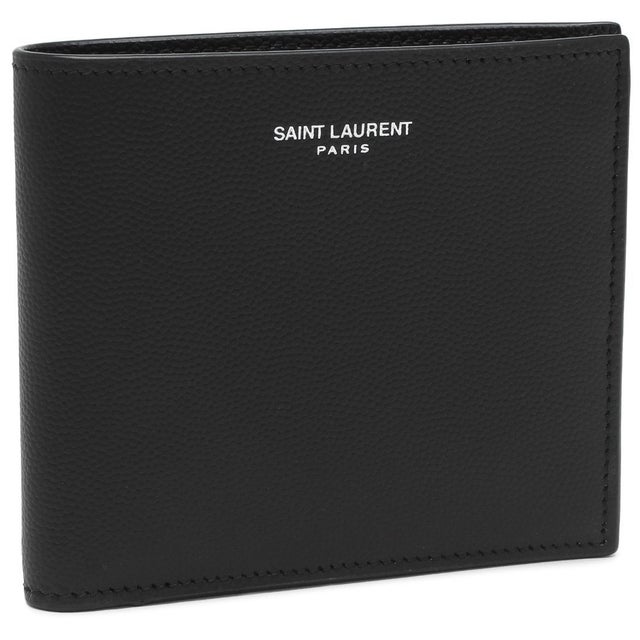 サンローラン SAINT LAURENT 財布 二つ折り財布 モノグラム ブラック