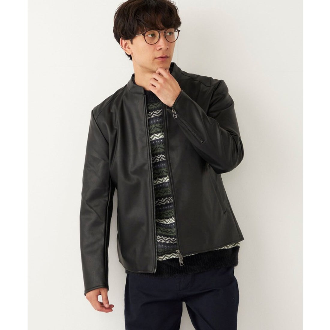 シップスカラーズ SHIPS Colors SHIPS Colors:〈手洗い可能〉フェイク