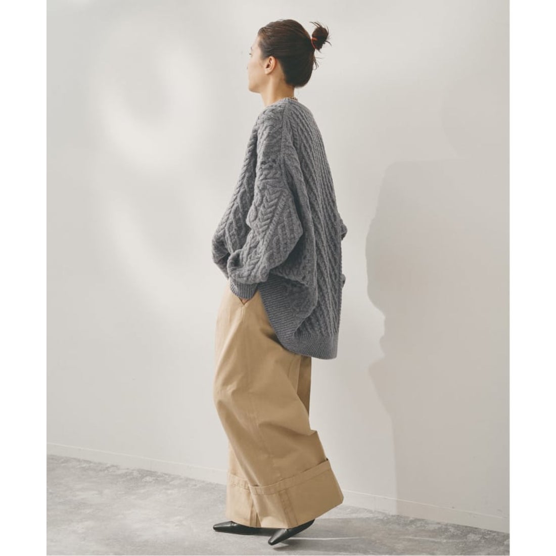 スピック＆スパン Spick & Span 《予約》Higuchi*Sアラン柄ルーズ