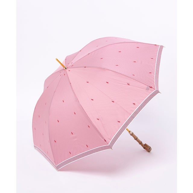 POLO RALPH LAUREN 長傘 千鳥格子×POLO PONY ロゴ 雨傘 レディース