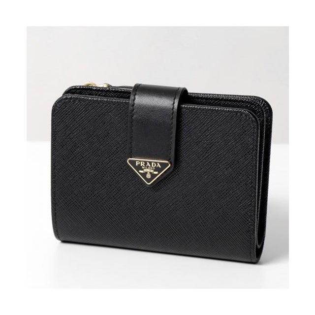 プラダ PRADA PRADA 二つ折り財布 1MV204 2DYG サフィアーノレザー