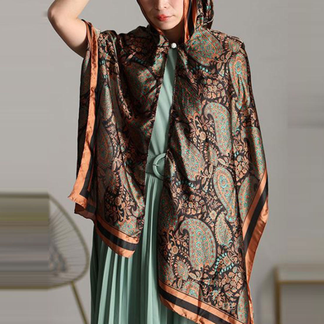 サワアラモード Sawa a la mode レディースストール 大判スカーフ