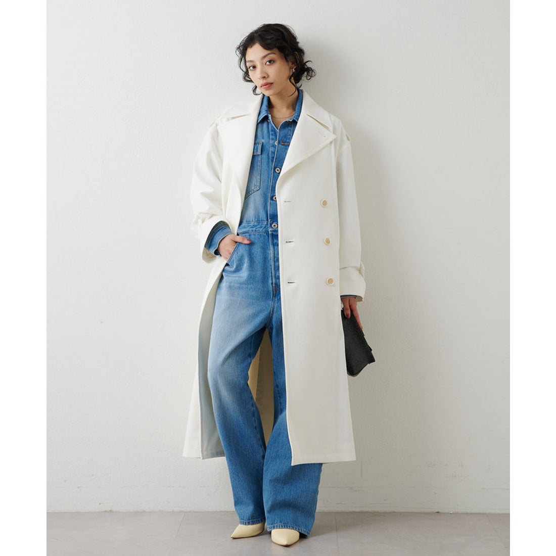 ウィムガゼット Whim Gazette デニムジャンプスーツ （blue