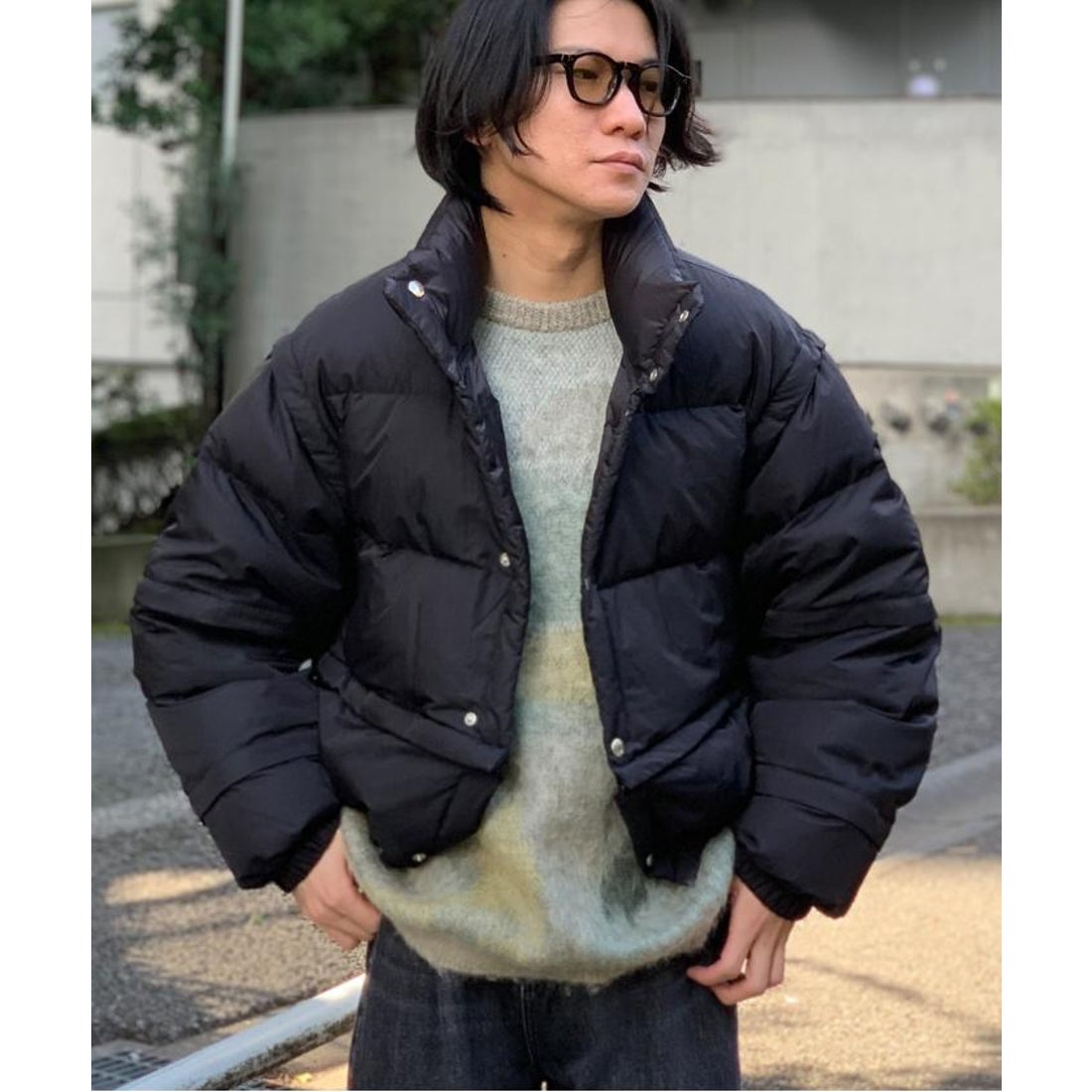 ガーデン GARDEN YOKE/ヨーク/MULTI DETACHABLE RV DOWN JKT （ブルー