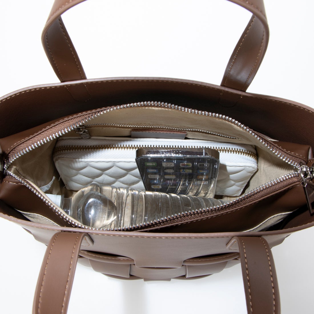 トミエコ Tomieco LEATHER トート/2wayショルダー 編み込みバッグ （D