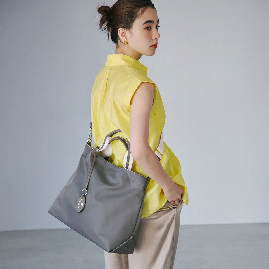 トプカピ TOPKAPI 【TREASURE TOPKAPI】ストライプハンドル ナイロン