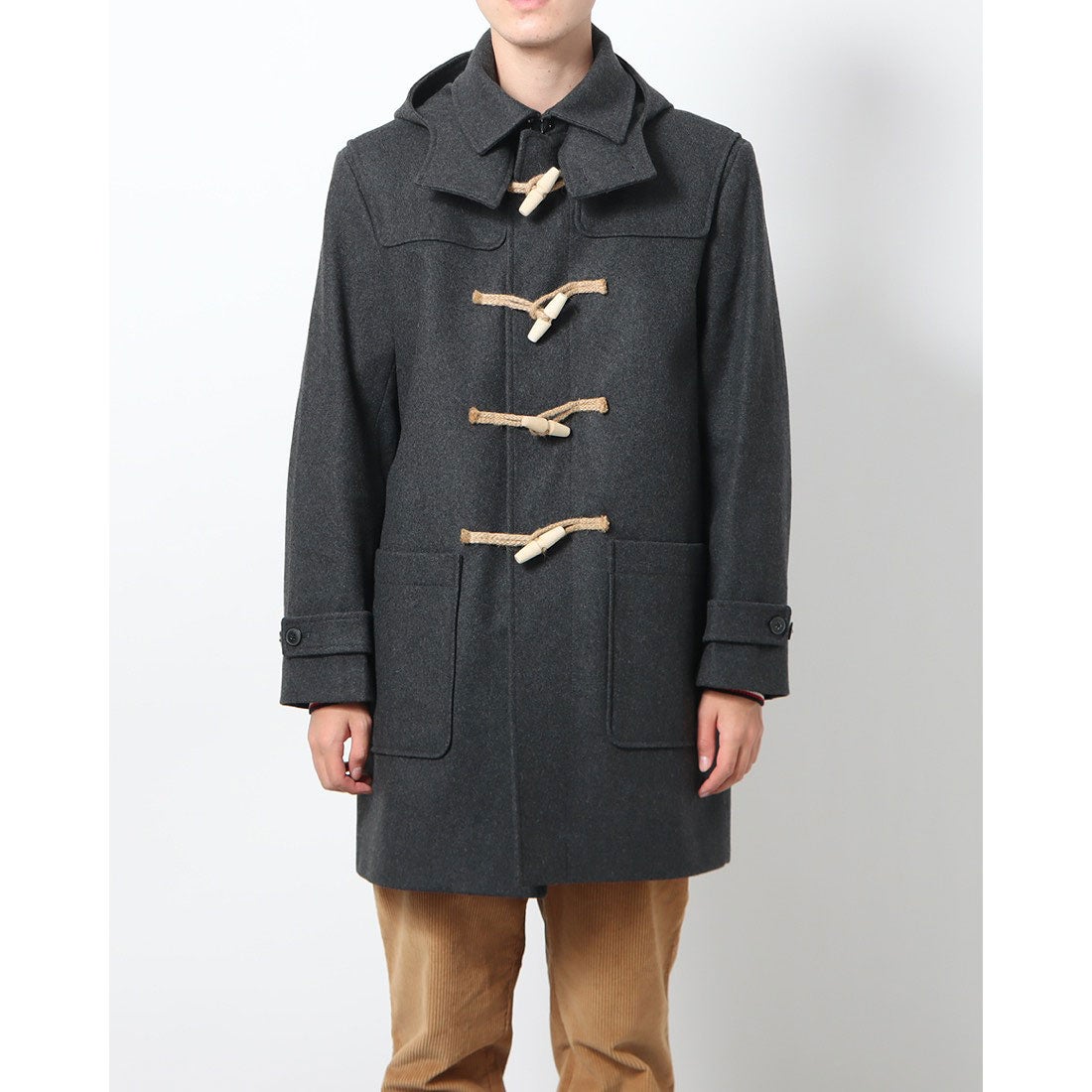 トミー ヒルフィガー TOMMY HILFIGER ダッフルコート （グレー