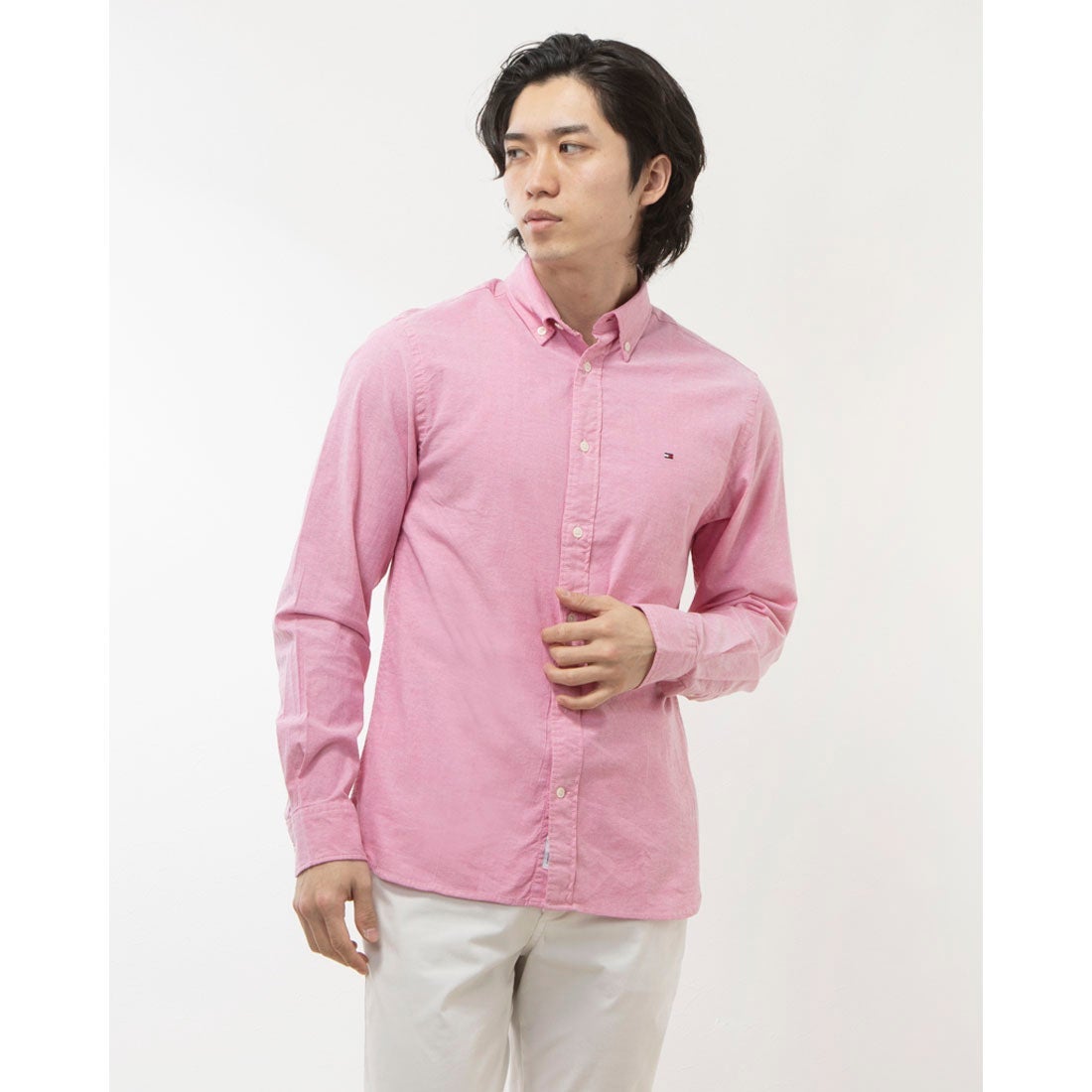 トミー ヒルフィガー TOMMY HILFIGER フレックスオックスフォード