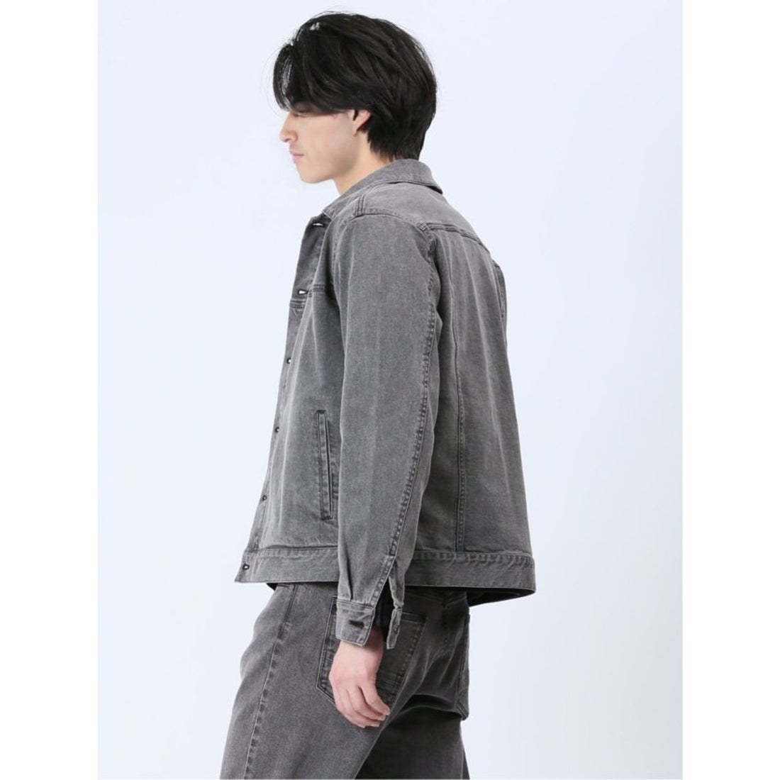 TAKA-Q ストレッチデニム トラッカージャケット(セットアップ可能