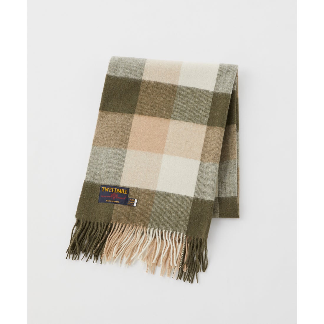 ツイードミル TWEEDMILL マフラー 70-190 Lambswool Knee Rug W/Pin