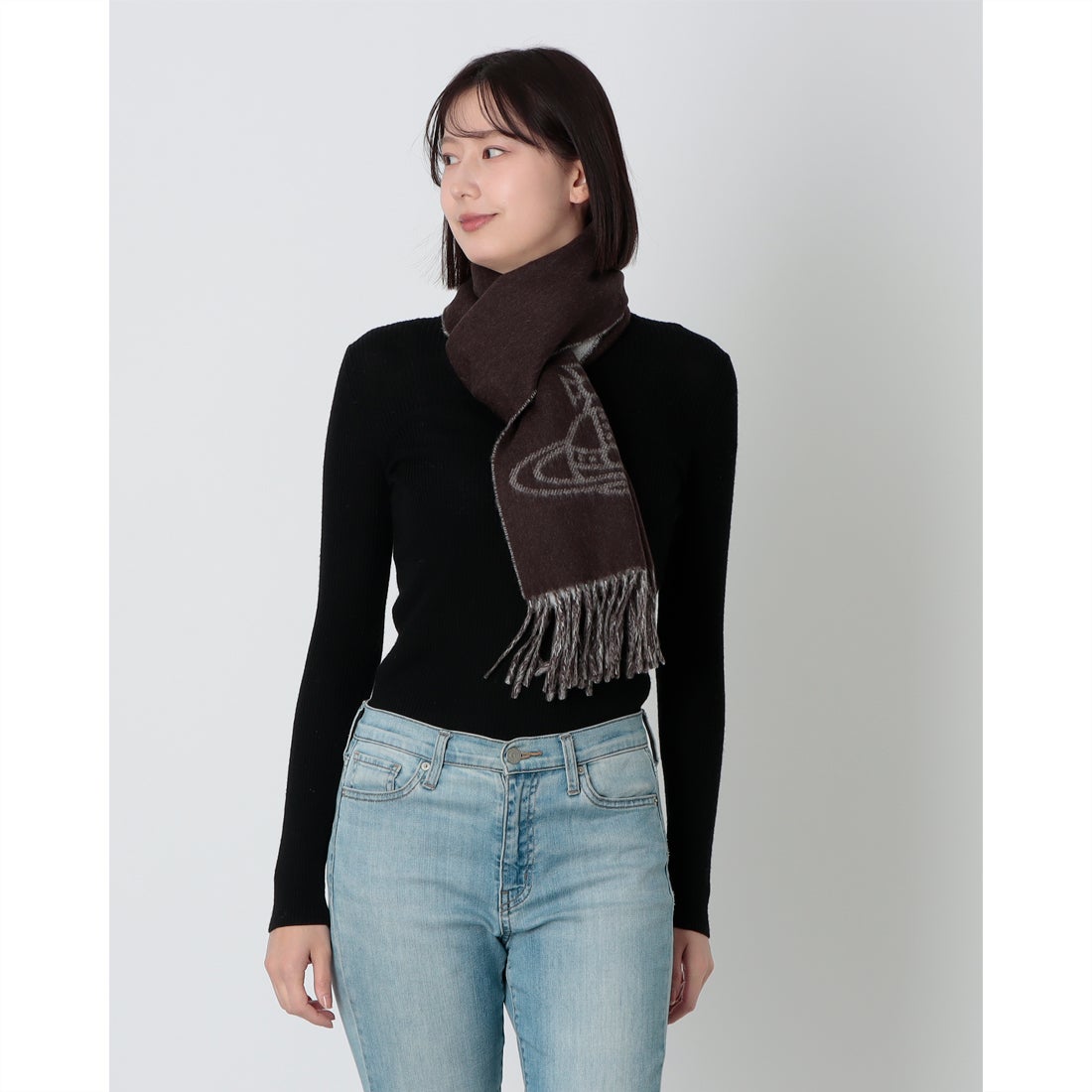 ヴィヴィアン ウエストウッド Vivienne Westwood マフラー （ブラウン