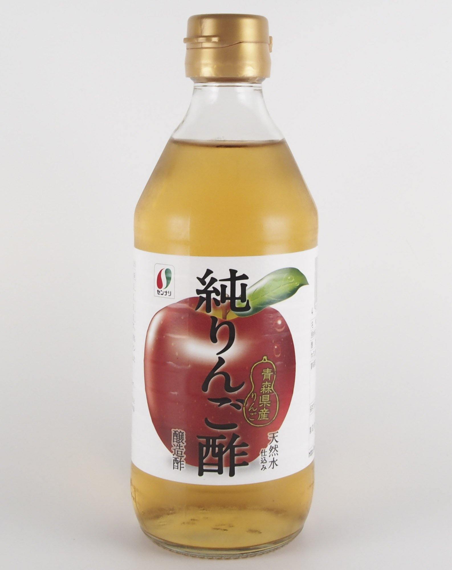 静置発酵法】青森県産りんごで造った 純りんご酢 360ml【14200402