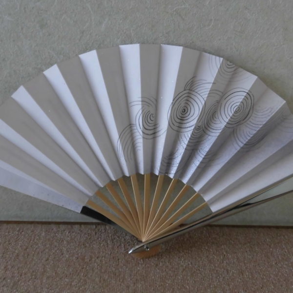 鉄扇(ステンレス扇)一尺 京都伝統工芸士作 手描き絵シリーズ | 鉄扇