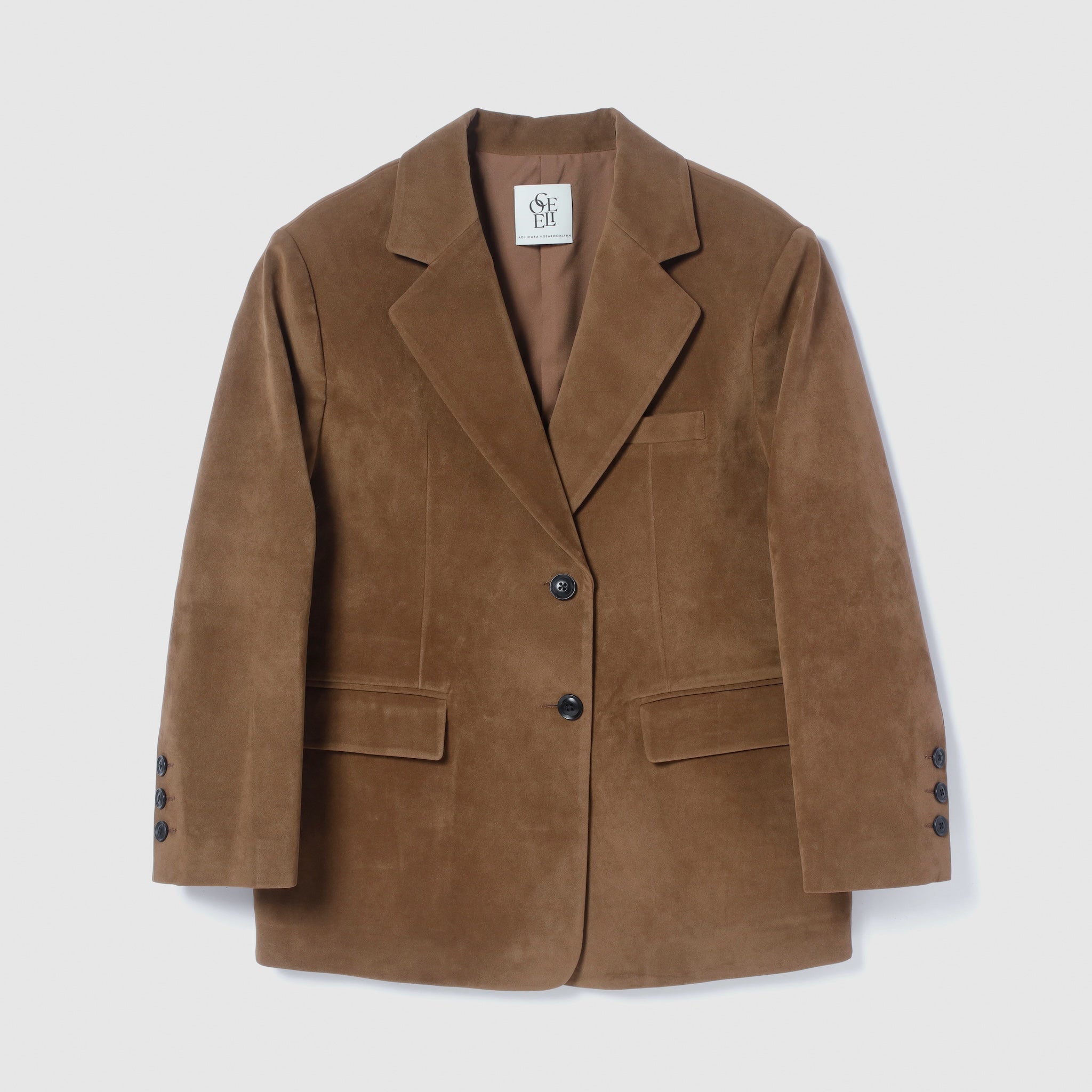 collab スエードライクオーバージャケット