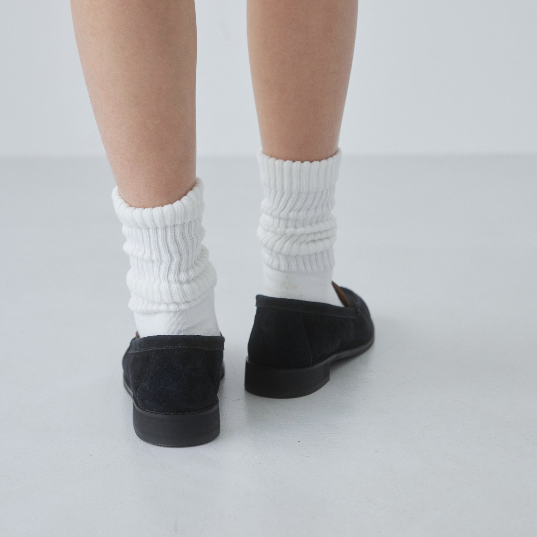 PLAINスエードローファー