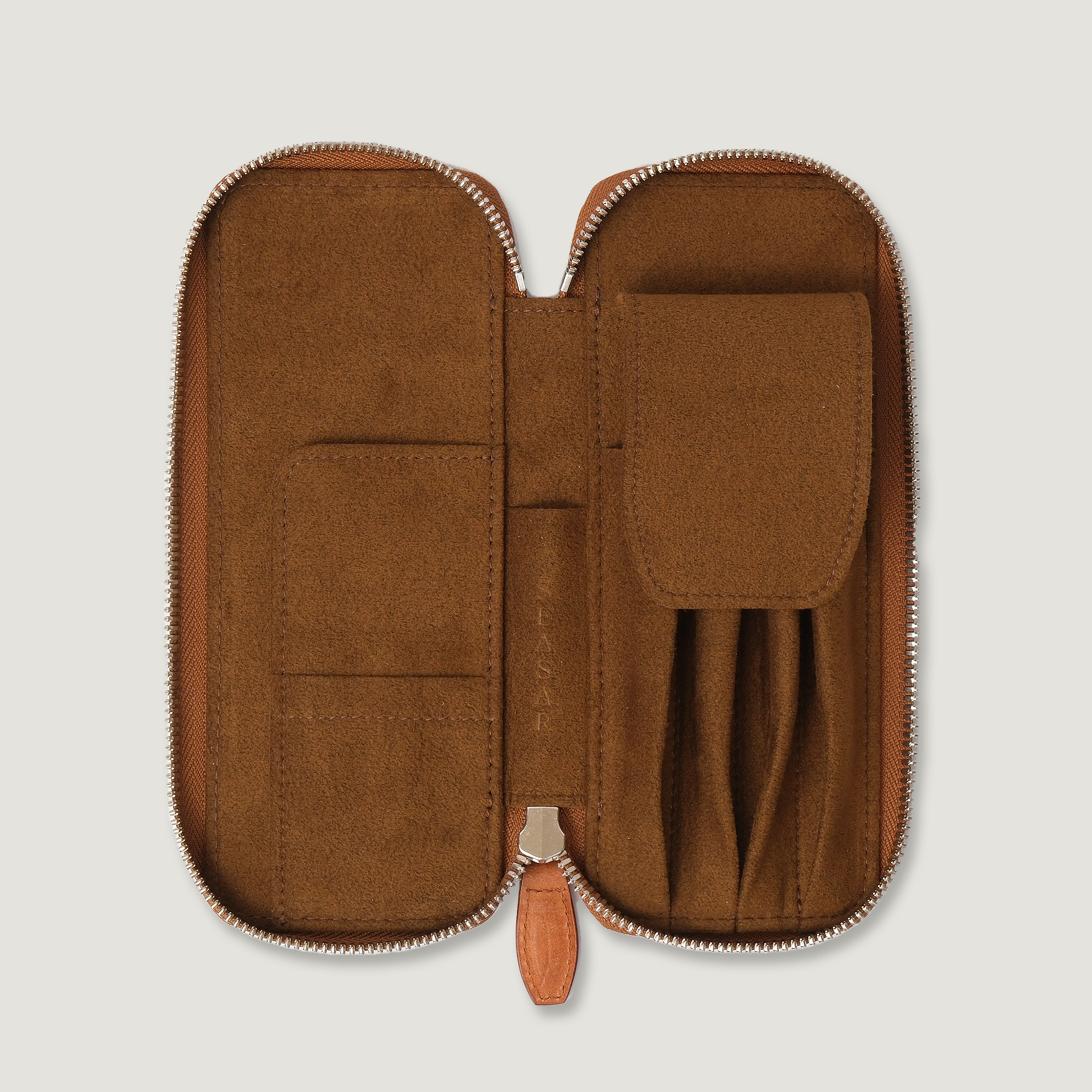 OctFold ペンケース エンボスレザー